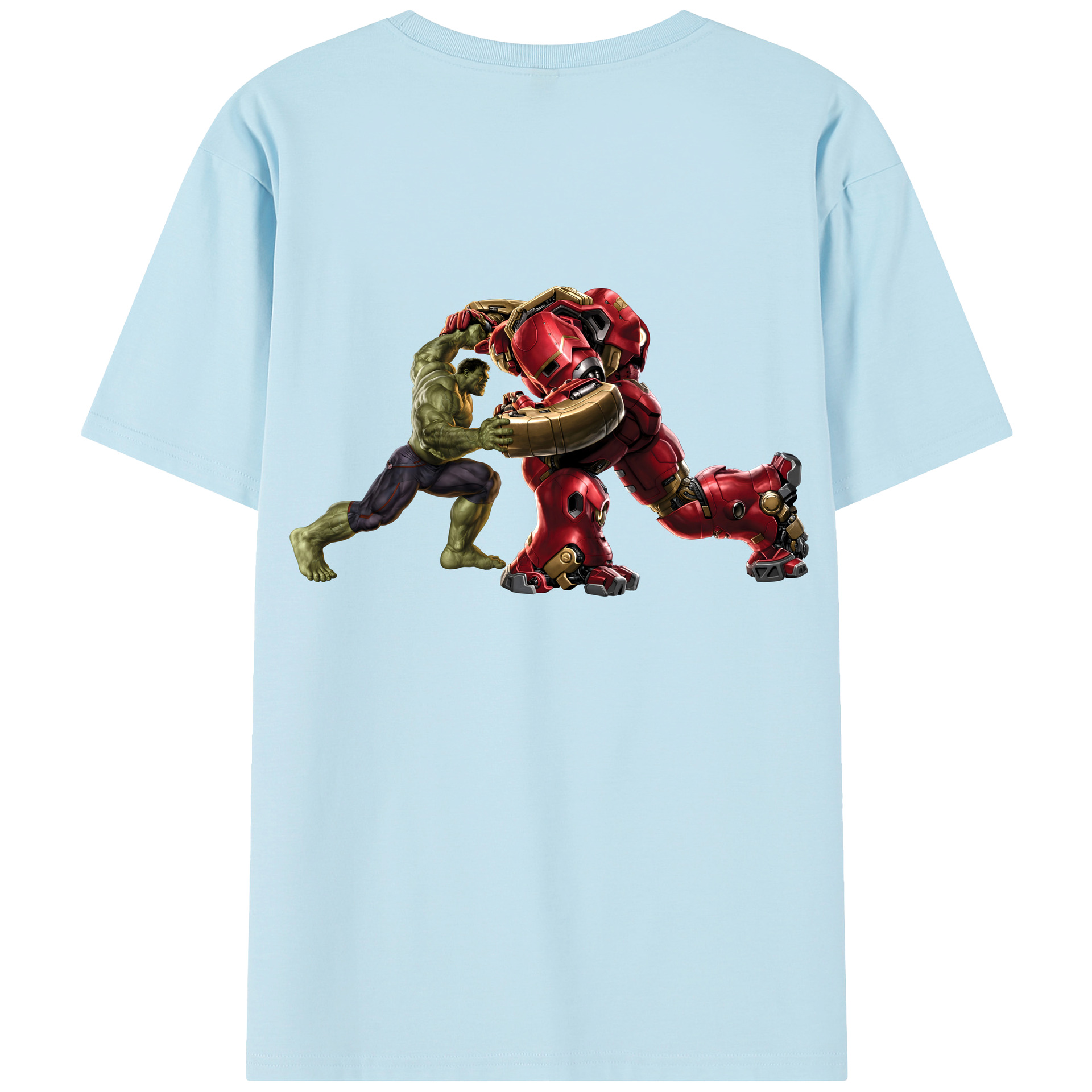 （画像用） アベンジャーズ The Avengers 綿100％半袖Tシャツ（背面プリント）